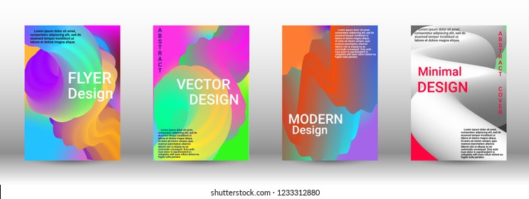 Cover design. Wave Flow Shape. Abstract 3d Background.   Modern Vector Illustration.