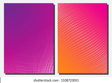 Cover design with wave lines. Minimal cover design. Modern design. Vector template. Vector