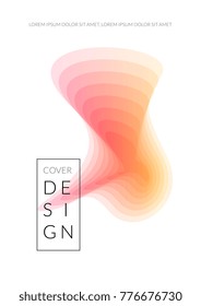  Cover Design.Background with Gradient Shapes of Different colors.  Template for Business Broshure,
Cover Book, Magazine, Leaflet, Booklet.Beautiful Template for Your Design