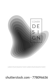  Cover Design.Background with Gradient Shapes of Different colors.  Template for Business Broshure,
Cover Book, Magazine, Leaflet, Booklet.Beautiful Template for Your Design