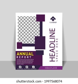 Cover designs for annual reports and business catalogs, magazines, pamphlets or booklets. Brochure template layout. Cover sample image. Template Design