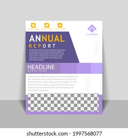 Cover designs for annual reports and business catalogs, magazines, pamphlets or booklets. Brochure template layout. Cover sample image. Template Design