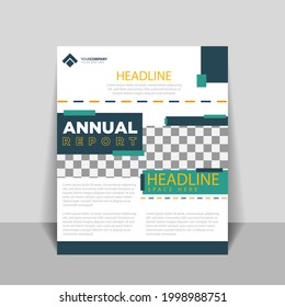 Cover designs for annual reports and business catalogs, magazines, pamphlets or booklets. Brochure template layout. Cover sample image. Template Design