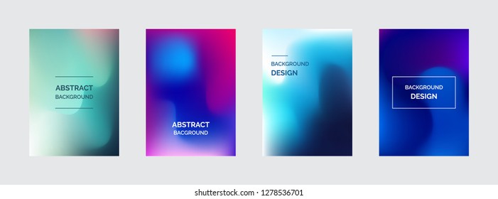 Cover designs with soft gradient color. Abstract background