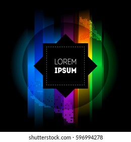 Cover Designs template with geometric shapes. Applicable for flyers, placards, banners and posters. Abstract vector illustration.