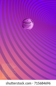Cover of document. Abstract background a4 format. Halftone pattern spiral. album, annual report. Pattern, lilac, pink.