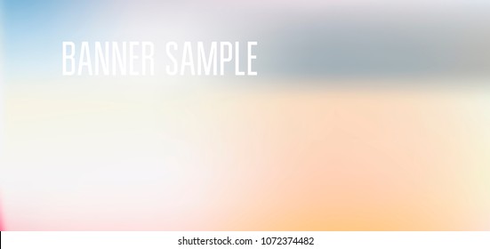 Cover facebook page gradient background with text. Minimalist graphic design layout template for advertising, creative and business concept. Abstract sale poster vector. Banner design.