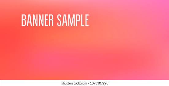 Cover facebook page gradient background with text. Minimalist graphic design layout template for advertising, creative and business concept. Abstract sale poster vector. Banner design.