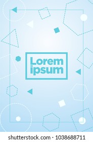 Cover with Flat Dynamic geometric Design pattern. Cool colorful backgrounds. Applicable for Banners, Placards, Posters, Flyers. Eps10 vector template.