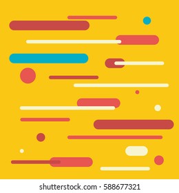 Cover with flat geometric colorful backgrounds. Applicable for Banners, Placards, Posters flat vector
