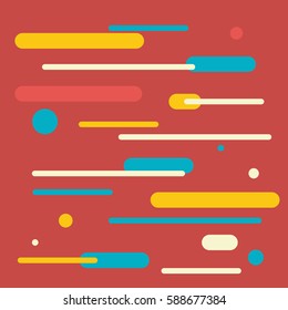 Cover with flat geometric colorful backgrounds. Applicable for Banners, Placards, Posters flat vector