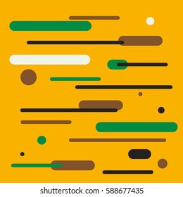 Cover with flat geometric colorful backgrounds. Applicable for Banners, Placards, Posters flat vector