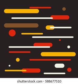 Cover with flat geometric colorful backgrounds. Applicable for Banners, Placards, Posters flat vector