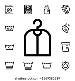 Cover flat vector icon in laundry pack