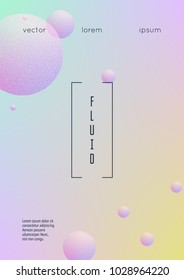 Cover fluid with round shapes