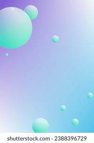 Cubra el fluido con formas redondeadas. círculos degradados sobre fondo holográfico. Plantilla moderna de hipster para carteles, pancartas, volantes, reportes, folletos. Líquido mínimo de cobertura en colores vibrantes de neón.