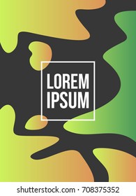 Cover fluid style background collection