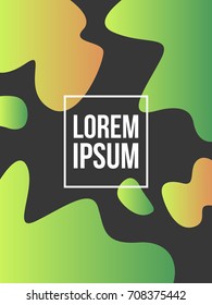 Cover fluid style background collection