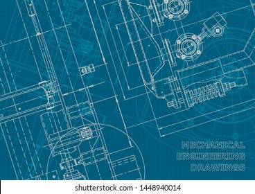 Capa, folheto, banner, fundo. Desenho de engenharia, documentação técnica