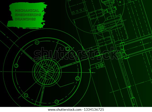 Cover Flyer Banner Vector Engineering Illustration Stock Vector