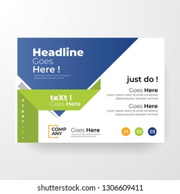 Cover flyer brochure design template in a4 size