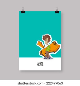 Cover or flyer Design /urban dude on high/ 