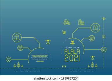 cover folder layout template design agriculture report