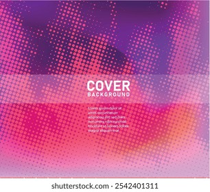 COVER FULL COLOR HALFTONE BACKGROUND
