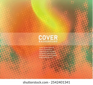 COVER FULL COLOR HALFTONE BACKGROUND