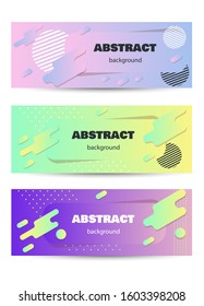 Cover geometric minimal. Set. Vector abstract line pattern for poster design. Set of templates for business brochures. Cool gradients. Graphic pattern for annual album backdrop.