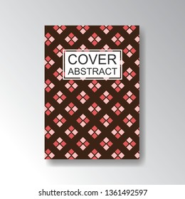 Cover Geometric Pattern for business design. Simple shapes composition