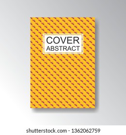 Cover Geometric Pattern for business design. Simple shapes composition