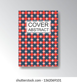 Cover Geometric Pattern for business design. Simple shapes composition