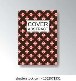 Cover Geometric Pattern for business design. Simple shapes composition