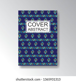 Cover Geometric Pattern for business design. Simple shapes composition