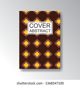 Cover Geometric Pattern for business design. Simple shapes composition