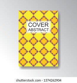 Cover Geometric Pattern for business design. Simple shapes composition
