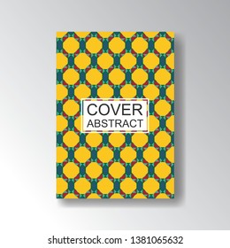 Cover Geometric Pattern for business design. Simple shapes composition