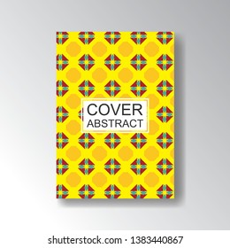 Cover Geometric Pattern for business design. Simple shapes composition