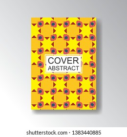 Cover Geometric Pattern for business design. Simple shapes composition
