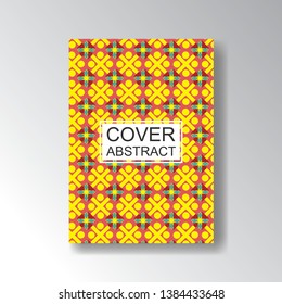 Cover Geometric Pattern for business design. Simple shapes composition