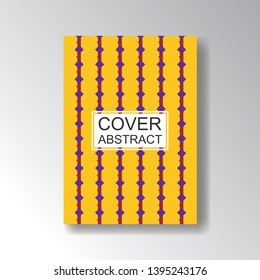 Cover Geometric Pattern for business design. Simple shapes composition