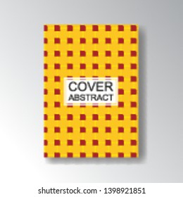 Cover Geometric Pattern for business design. Simple shapes composition