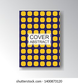 Cover Geometric Pattern for business design. Simple shapes composition