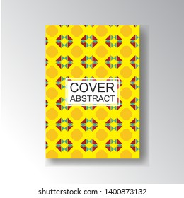 Cover Geometric Pattern for business design. Simple shapes composition