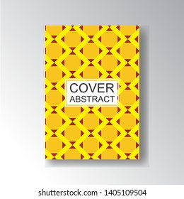 Cover Geometric Pattern for business design. Simple shapes composition