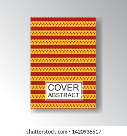 Cover Geometric Pattern for business design. Simple shapes composition