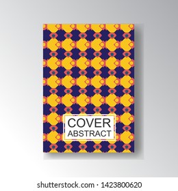Cover Geometric Pattern for business design. Simple shapes composition
