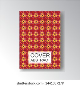 Cover Geometric Pattern for business design. Simple shapes composition