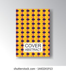 Cover Geometric Pattern for business design. Simple shapes composition